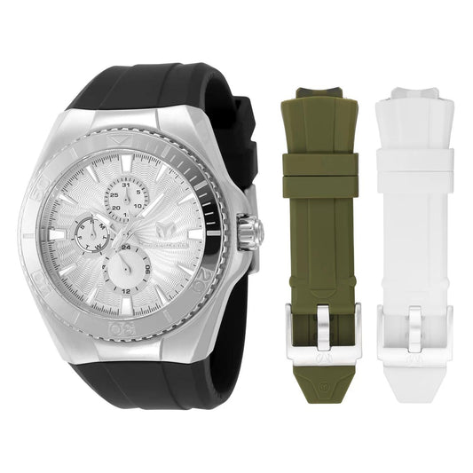 TechnoMarine TM-124016 TM-124016 Watch - Silver Dial Silicon Band
