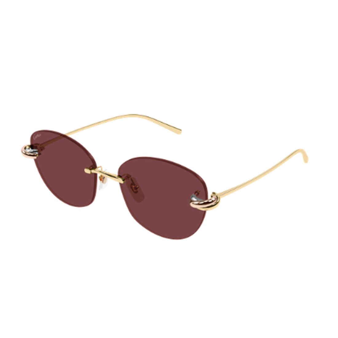 Cartier CT0685S-004 Gold Butterfly Sunglasses 57mm Sunglasses