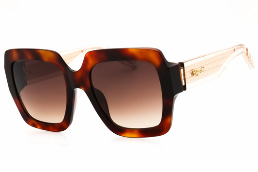 Chopard SCH363M-909 sunglasses in shiny havana frame with brown gradient lenses