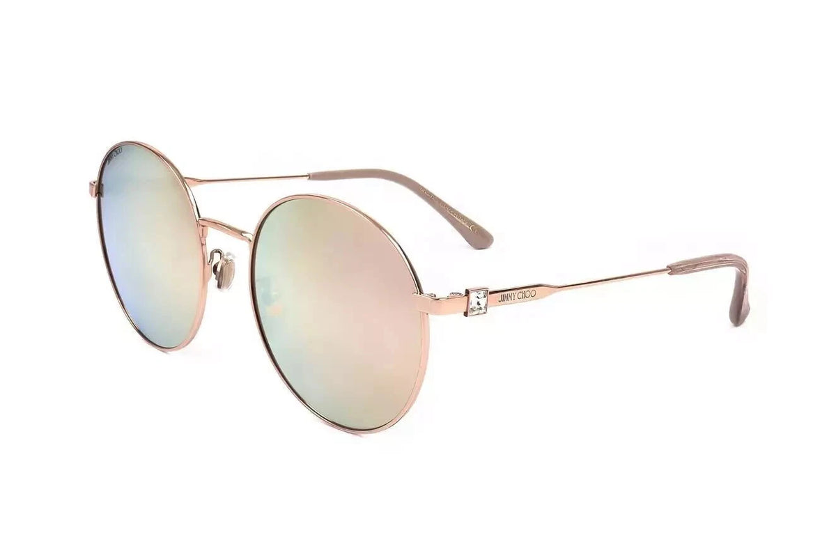 Jimmy Choo 0KAT-G-SK-DDB-58 Gold Square SUNGLASSES 0mm Sunglasses