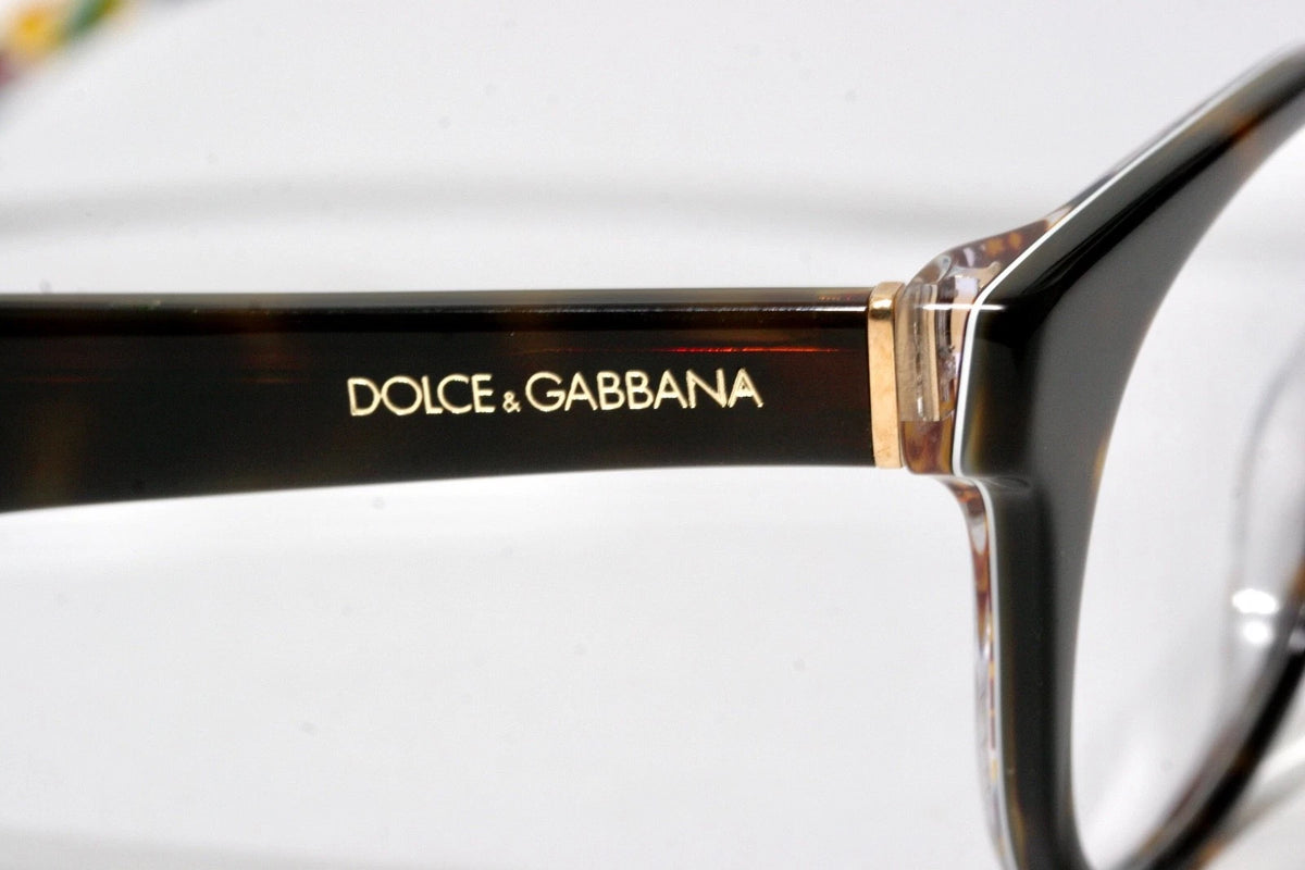 Dolce Gabbana 0DG3361-3246-48 Black Rectangle EYEGLASSES 0mm Eyeglasses