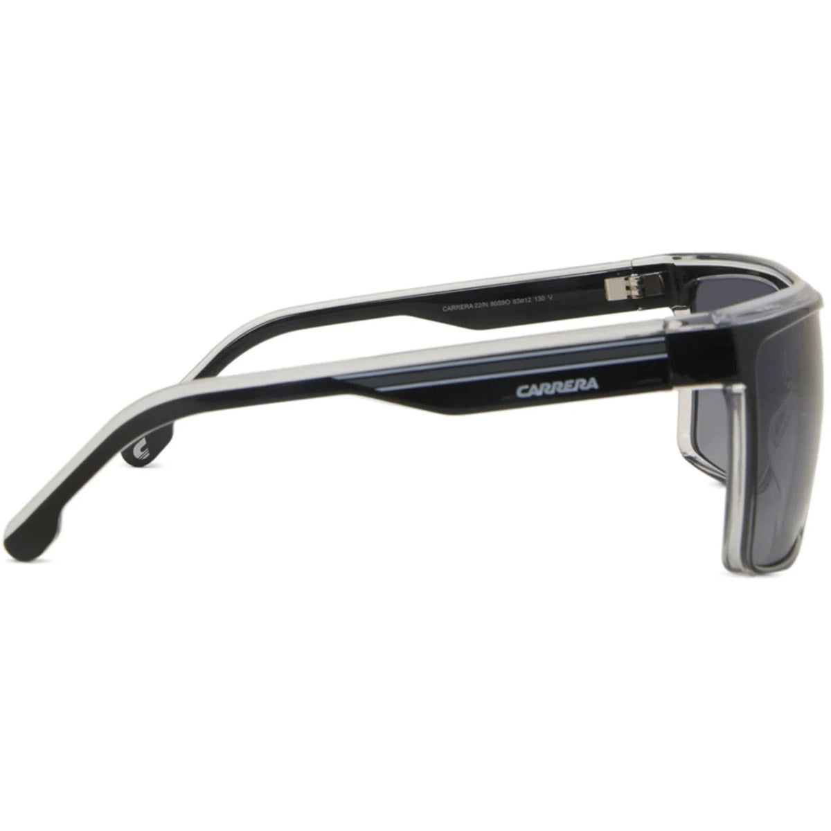 Carrera CARRERA-22/N 80S Black Rectangle Sunglasses 63mm Sunglasses