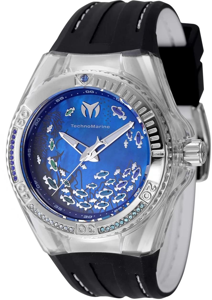 TechnoMarine TM-125008 TM-125008 Watch - Blue Dial Silicone Band