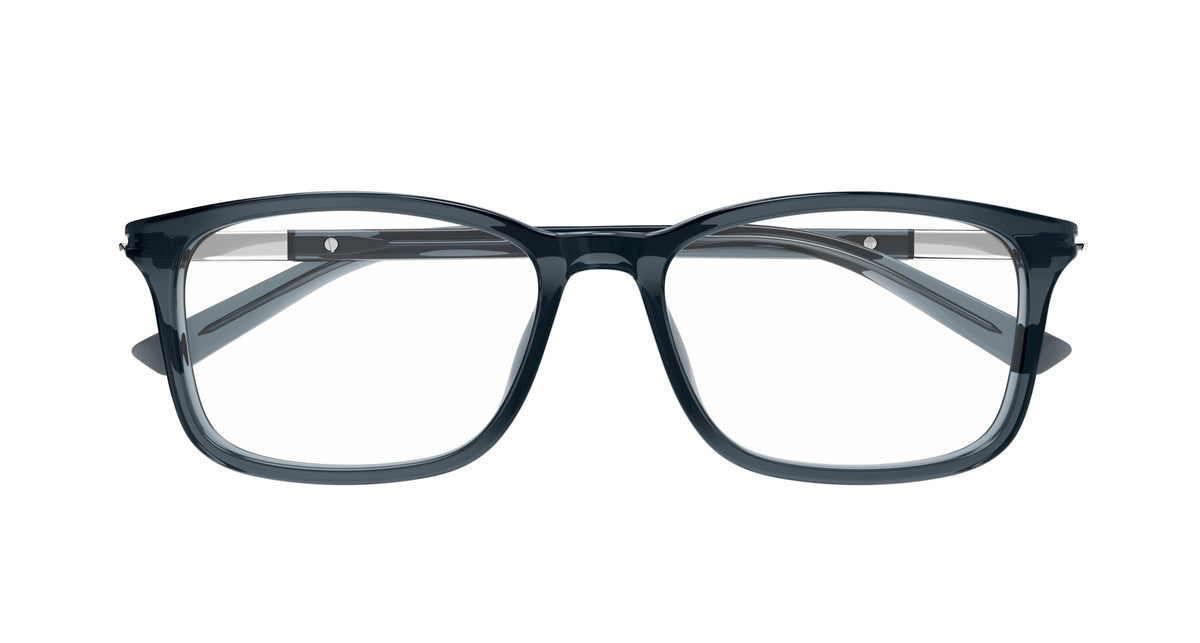 Gucci GG1900OA-002 Gray Rectangular Eyeglasses 56mm Eyeglasses