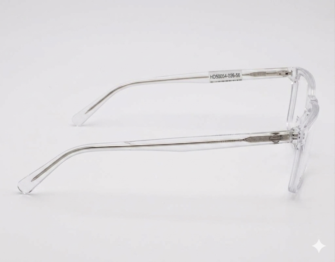 HARLEY DAVIDSON HD50054-026-56 eyeglasses in crystal clear / transparent frame