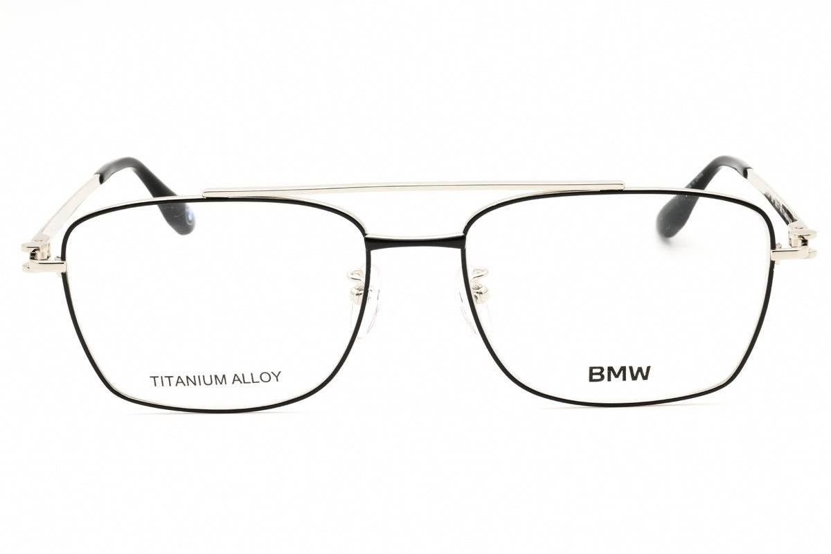 BMW BW5102-H-001 shiny black Rectangular Eyeglasses 56mm
