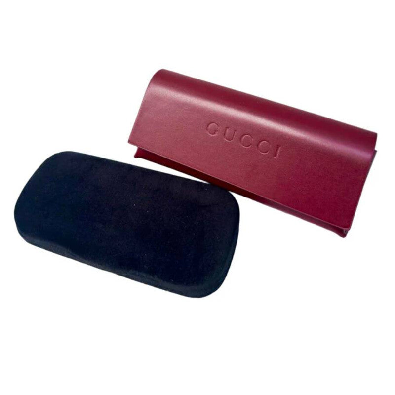 Gucci GG0013O-001-55 eyeglasses in grey frame with clear lenses