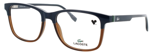 Lacoste L4002-410-54 BLUE / BROWN  Men's Eyeglasses 54mm Eyeglasses