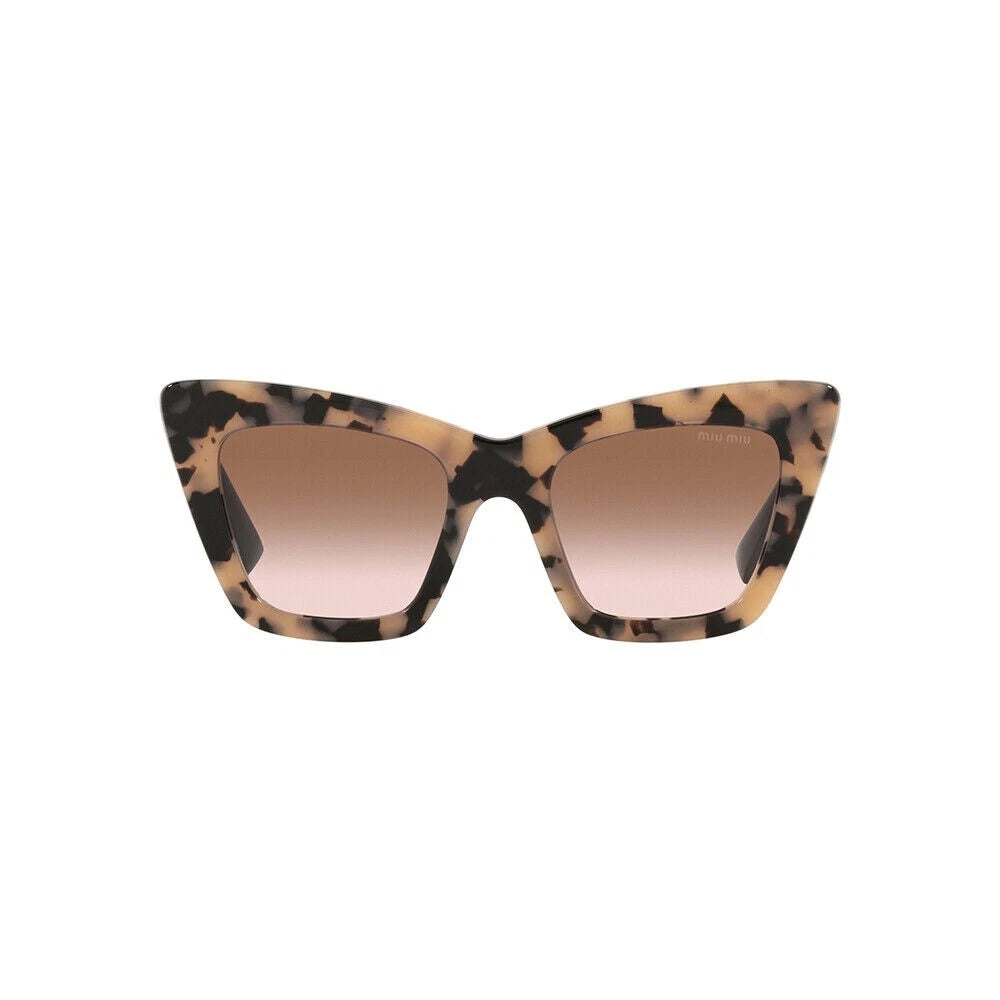 Miu Miu 0MU01WS-07D0A6-50 Brown Rectangle SUNGLASSES 52mm Sunglasses