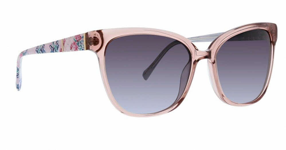 Vera Bradley Andrea P Rose Toile 5617 56mm New Sunglasses