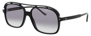 Cutler And Gross CGSN-1376-59-01 BLACK  Women's Sunglasses 59mm Sunglasses