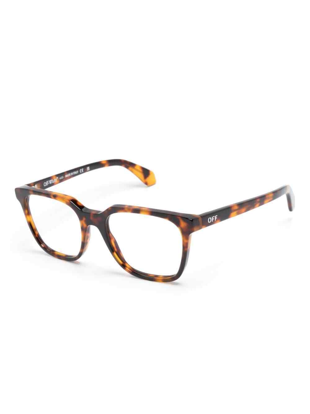 Off-White Style 38 Havana Blue Block Light 54mm New Eyeglasses