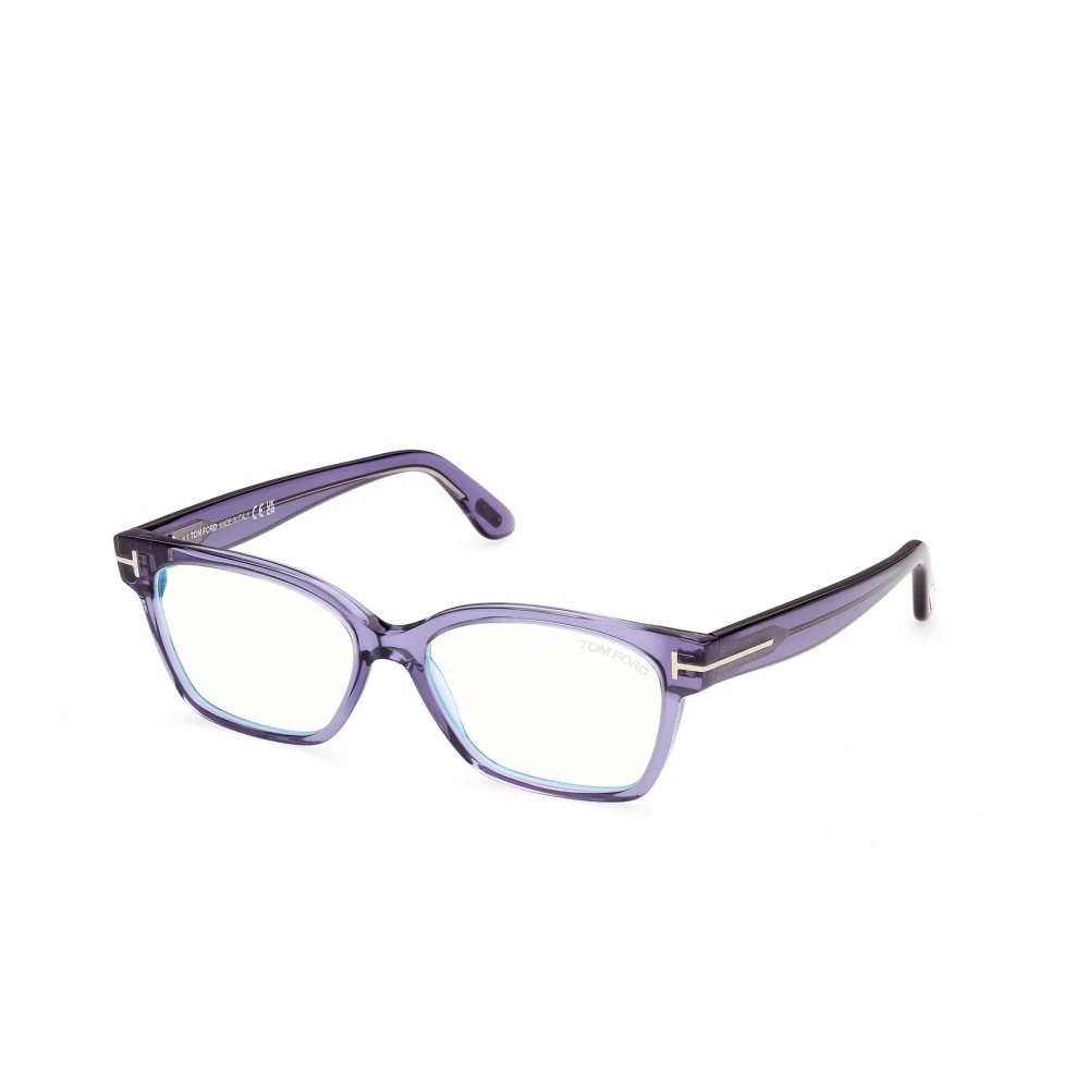 Tom Ford FT6171-B-53078-53 Shiny Lilac Rectangular  53mm Eyeglasses