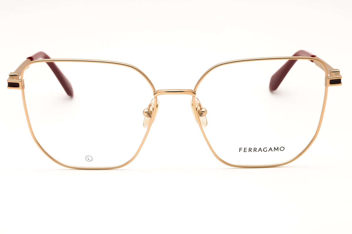 Salvatore Ferragamo SF2234-770 ROSE GOLD Round Eyeglasses 56mm Eyeglasses