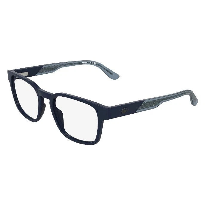 Lacoste L4010 410 Blue Rectangle Eyeglasses 53mm Eyeglasses