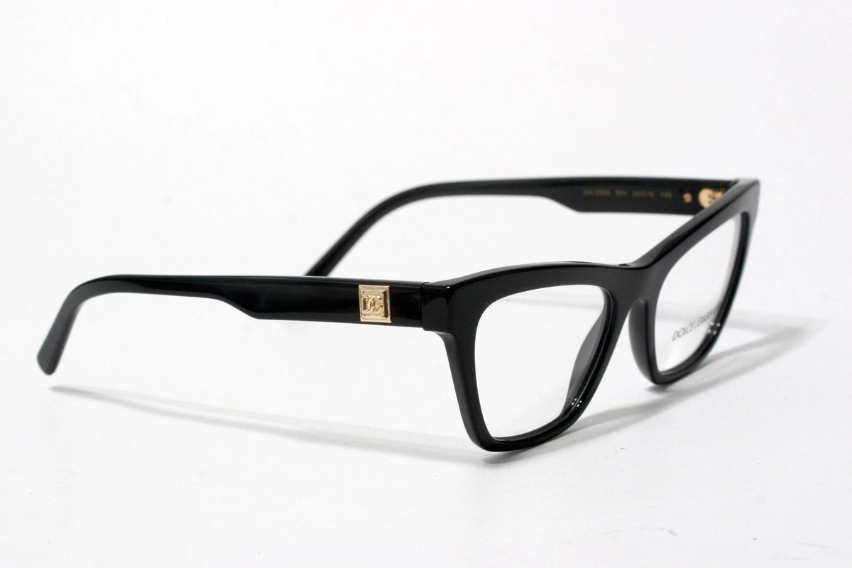Dolce Gabbana 0DG3359-501-51 Black Cat Eye EYEGLASSES 0mm Eyeglasses