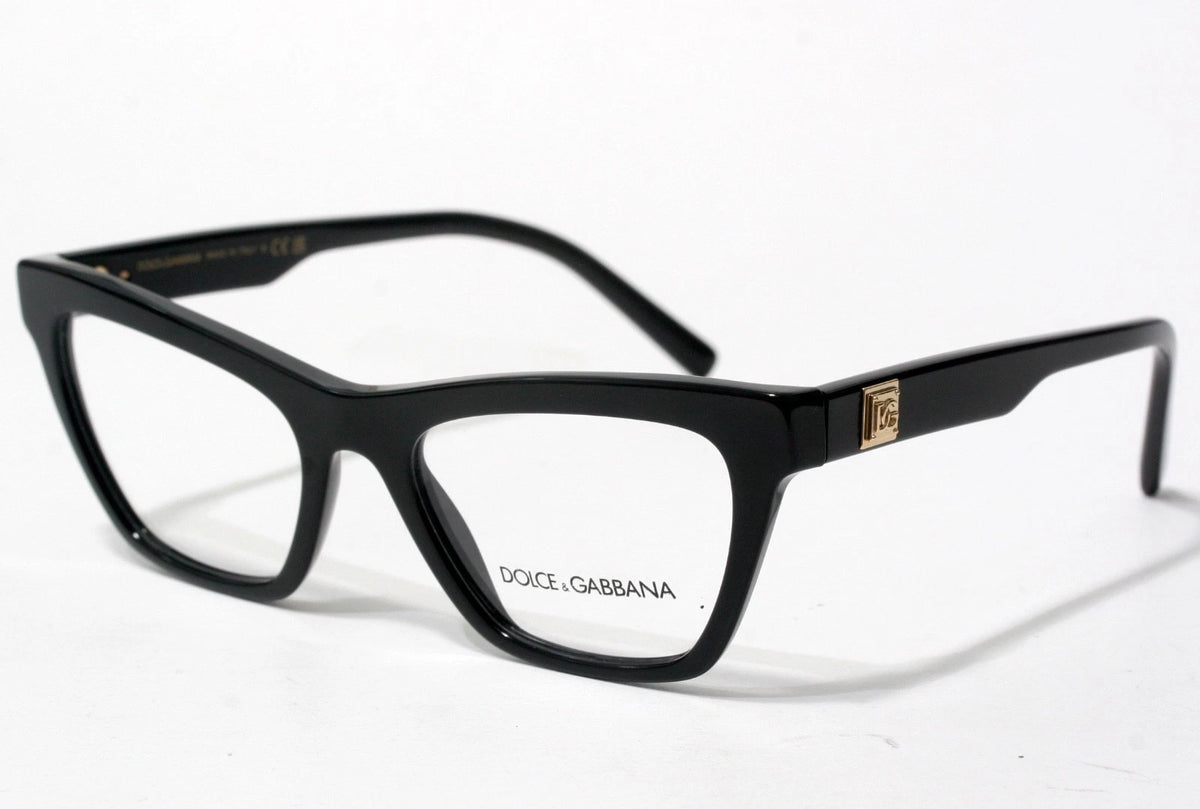 Dolce Gabbana 0DG3359-501-51 Black Cat Eye EYEGLASSES 0mm Eyeglasses