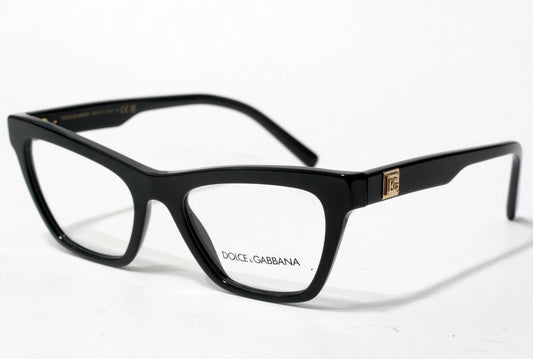 Dolce Gabbana 0DG3359-501-51 Black Cat Eye EYEGLASSES 0mm Eyeglasses