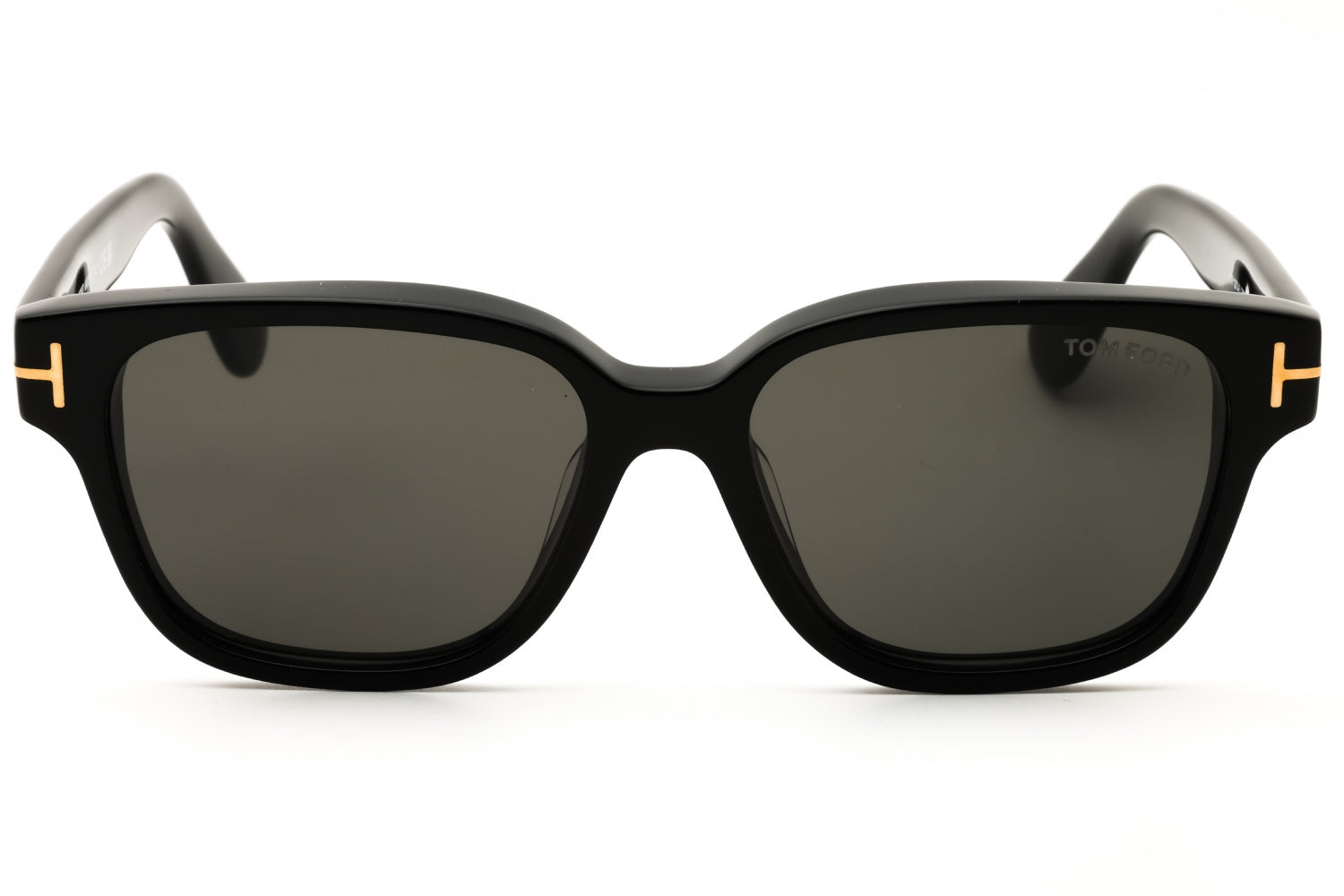 Tom Ford FT1273-D-01A sunglasses in shiny black frame with smoke lenses