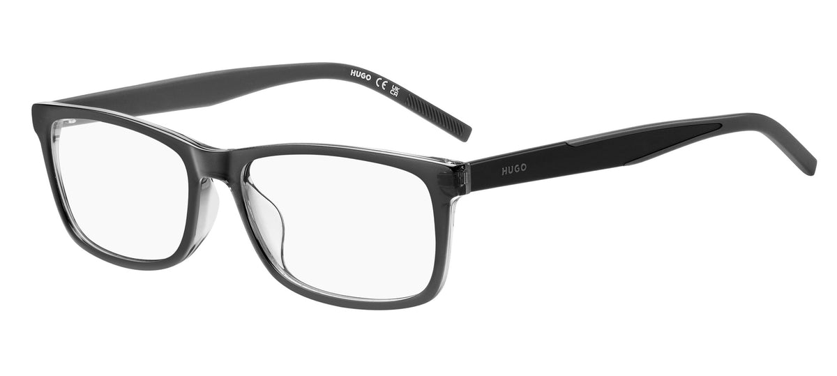 Hugo HG1342/G-CBL-54 Grey Crystal Rectangle Eyeglasses 54mm Eyeglasses