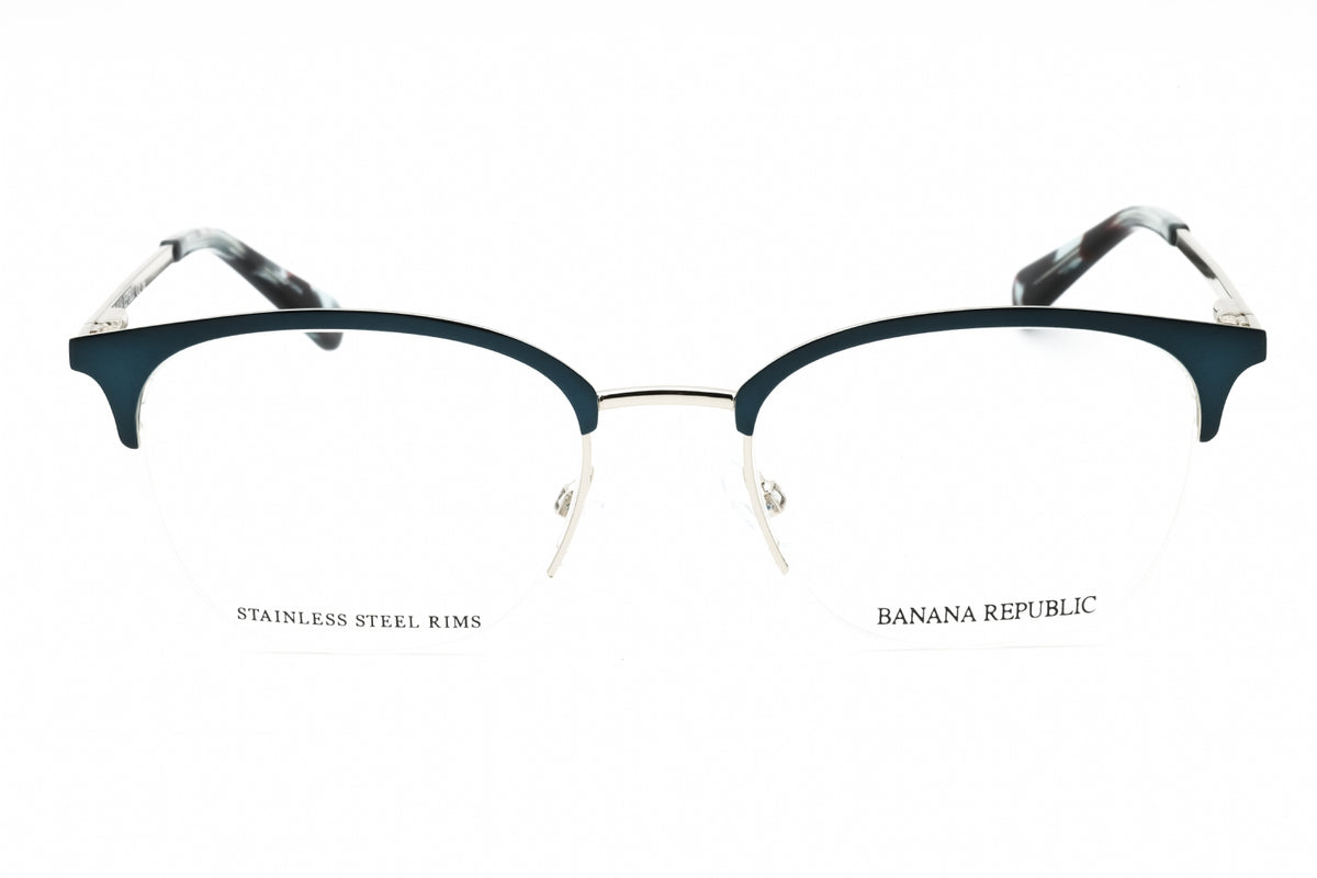 Banana Republic BR 229-05F6 00 TEAL GOLD Round Eyeglasses 50mm Eyeglasses