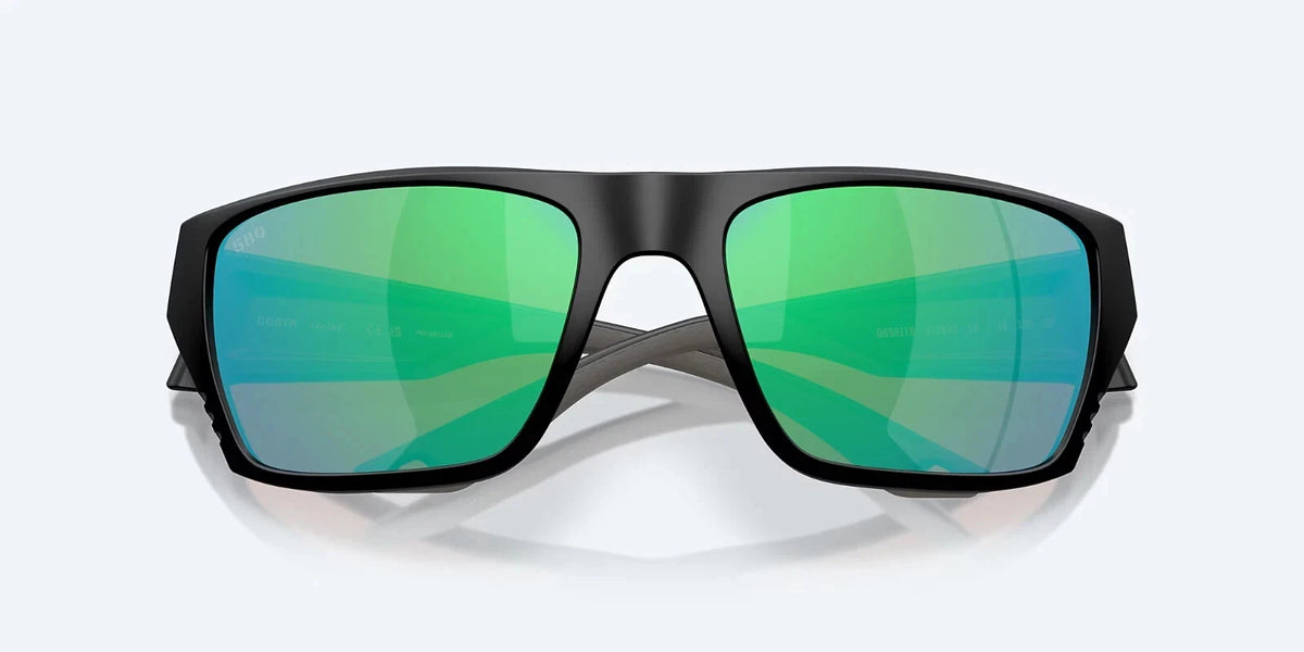 Costa del Mar 06S9118 911802 59 Black Rectangle Sunglasses 0mm Sunglasses