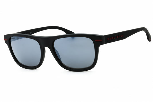 Hugo Boss BOSS 1322/S-0BLX T4 MTBLKRD Rectangular Sunglasses 55mm