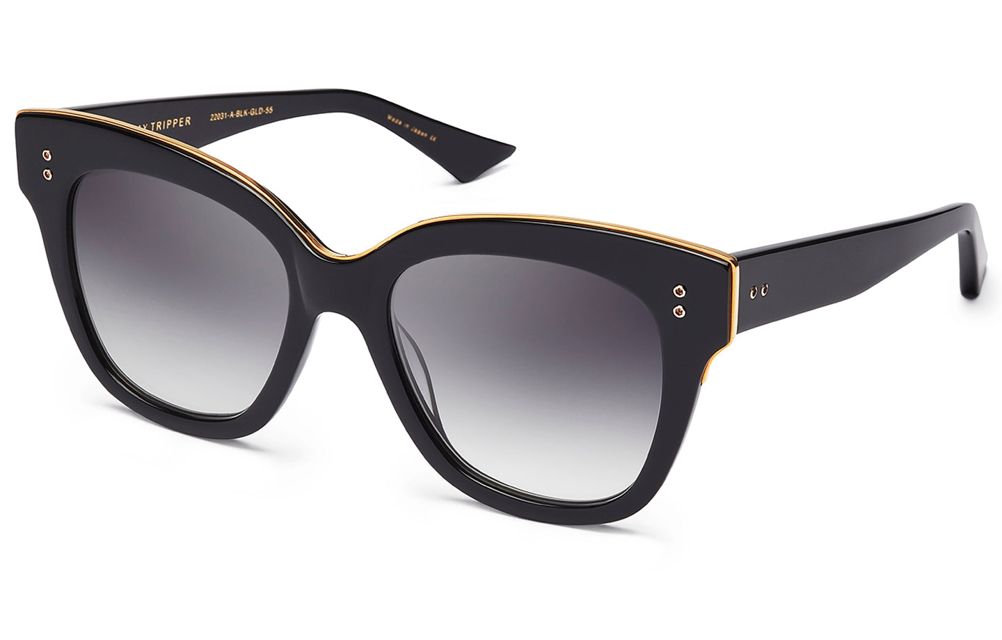 Dita 22031-A-BLK-GLD-55-Z 55mm New Sunglasses