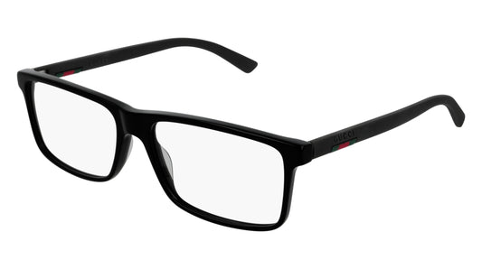 Gucci GG0424O-005 Black Rectangular Eyeglasses 58mm Eyeglasses