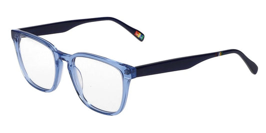 Benetton BEO1096-605-52 eyeglasses in blue frame with clear lenses