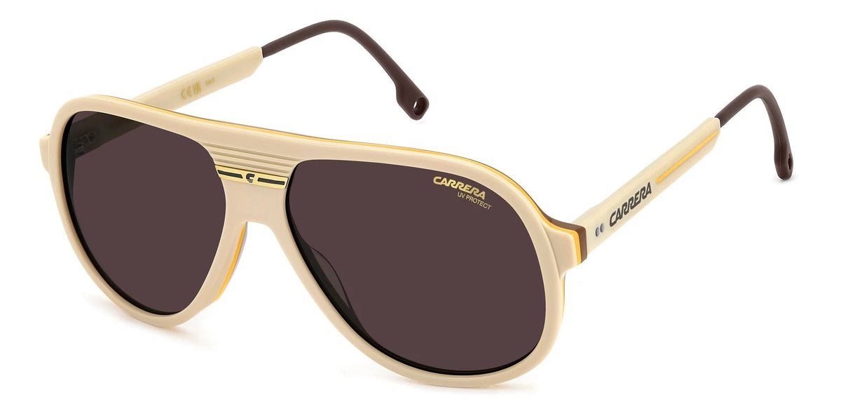 Carrera C-SPORT-07/S 10A Beige Rectangle Sunglasses 59mm Sunglasses