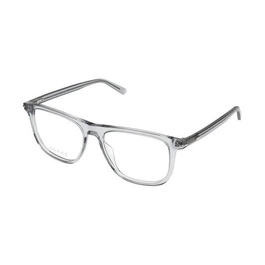 Gucci GG2130O-008 Grey Rectangular Eyeglasses 56mm Eyeglasses