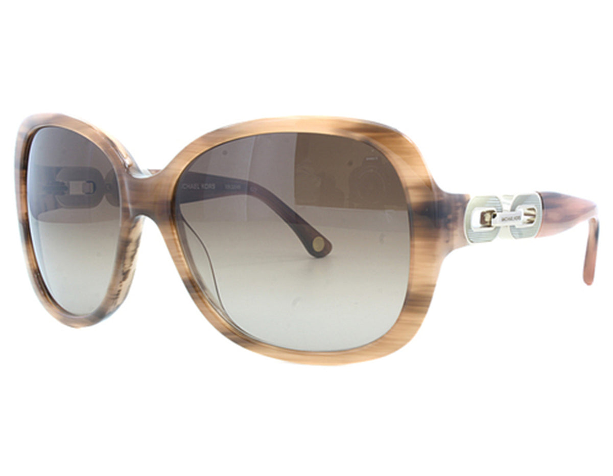 Michael Kors 846-622-MKS Black Rectangle Sunglasses 57mm Sunglasses