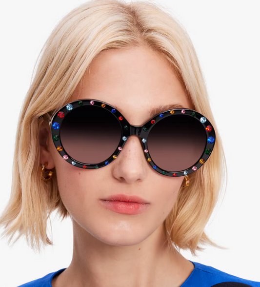 Kate Spade ZYA/G/S/STRASS-0SZE HA 55mm New Sunglasses