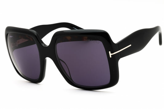 Tom Ford FT1194-01A shiny black Oversized Sunglasses 55mm