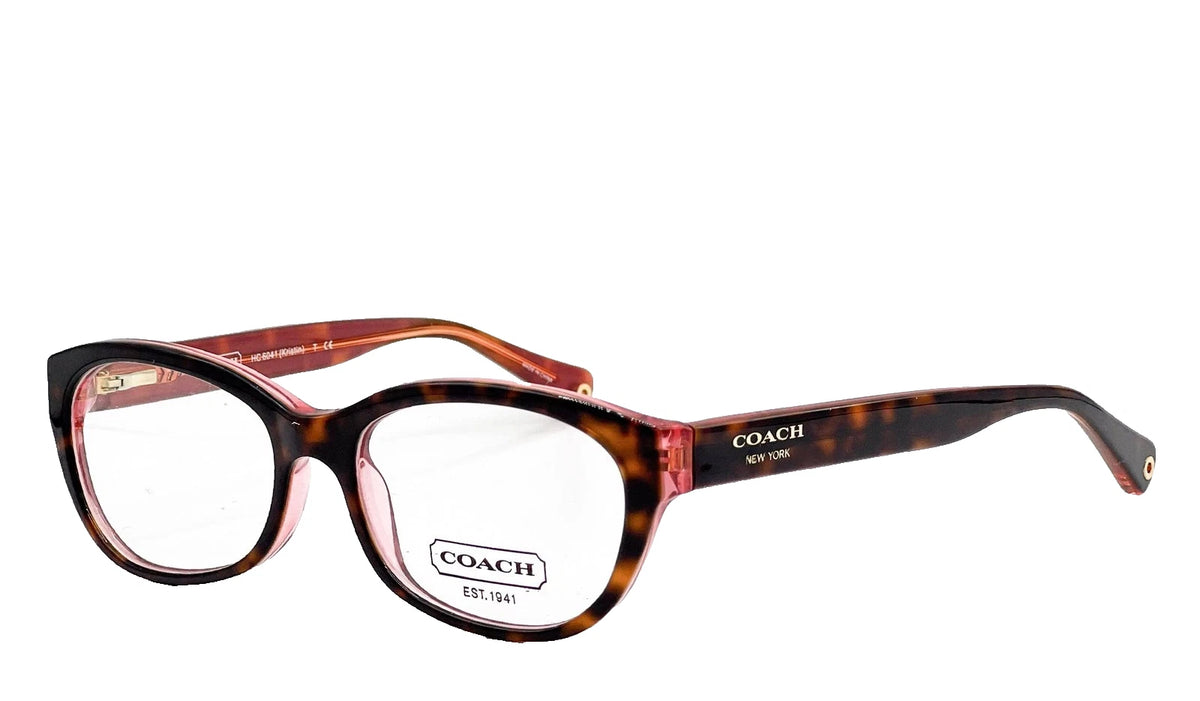 Coach 0HC6041-5115-51 Tortoise Pink Aviator EYEGLASSES 51mm Eyeglasses