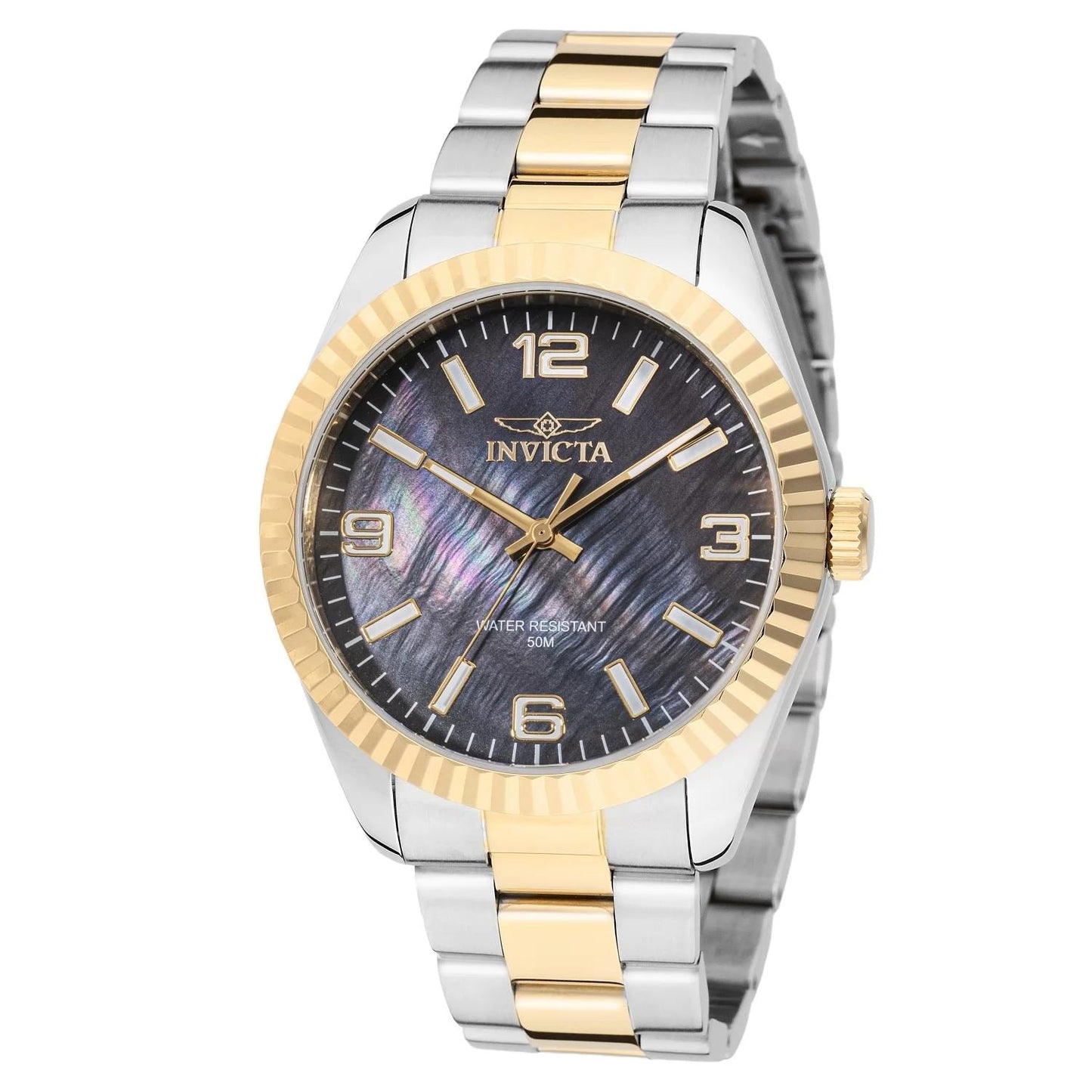 Invicta 50089 50089 Watch - Black Dial Stainless Steel Band