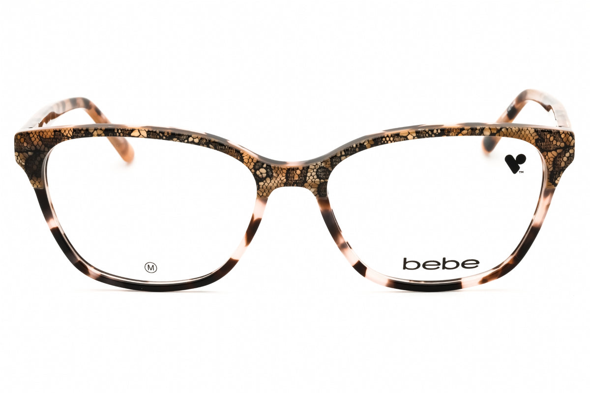 Bebe BB5220-200 TOPAZ LACE Rectangular Eyeglasses 55mm Eyeglasses