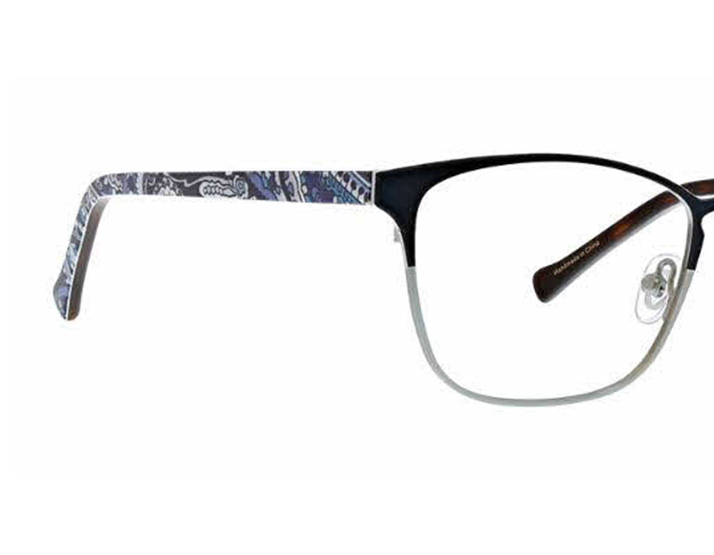 Vera Bradley Jaycee Deep Night Paisley 4917 49mm New Eyeglasses