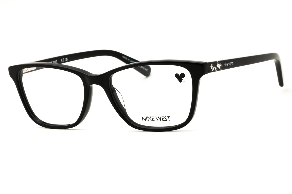 Nine West NW5187 N-001 BLACK Rectangular Eyeglasses 51mm Eyeglasses