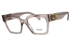 Miu MU 04UV-12W1O1 Transparent Mauve Rectangular Eyeglasses 52mm