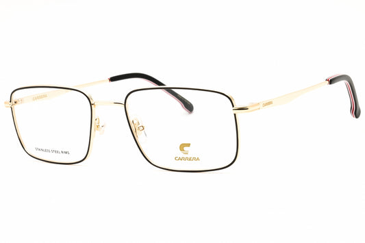 Carrera CARRERA 343/US-0RHL 00 eyeglasses in gold black frame with clear lenses