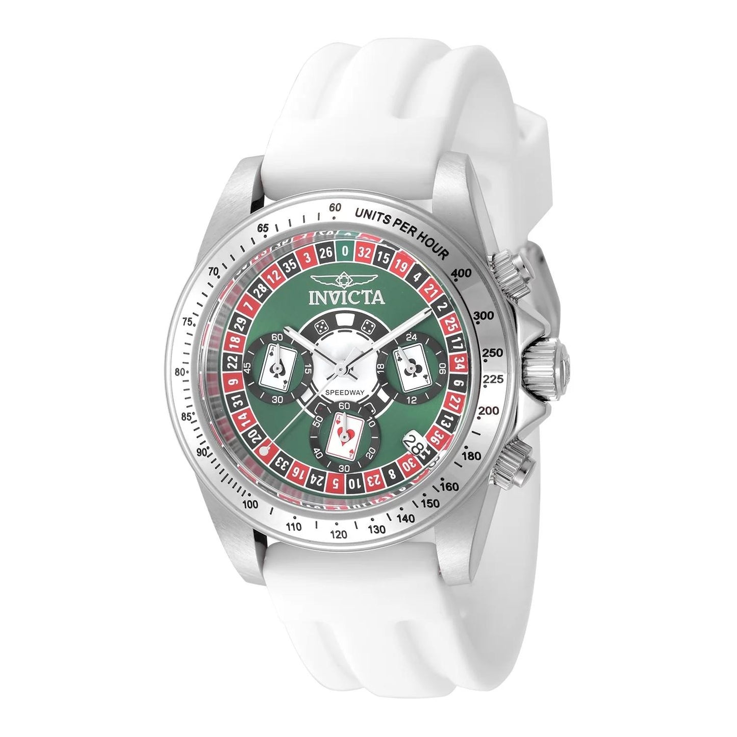 Invicta 50493 50493 Watch - Green Dial Silicone Band