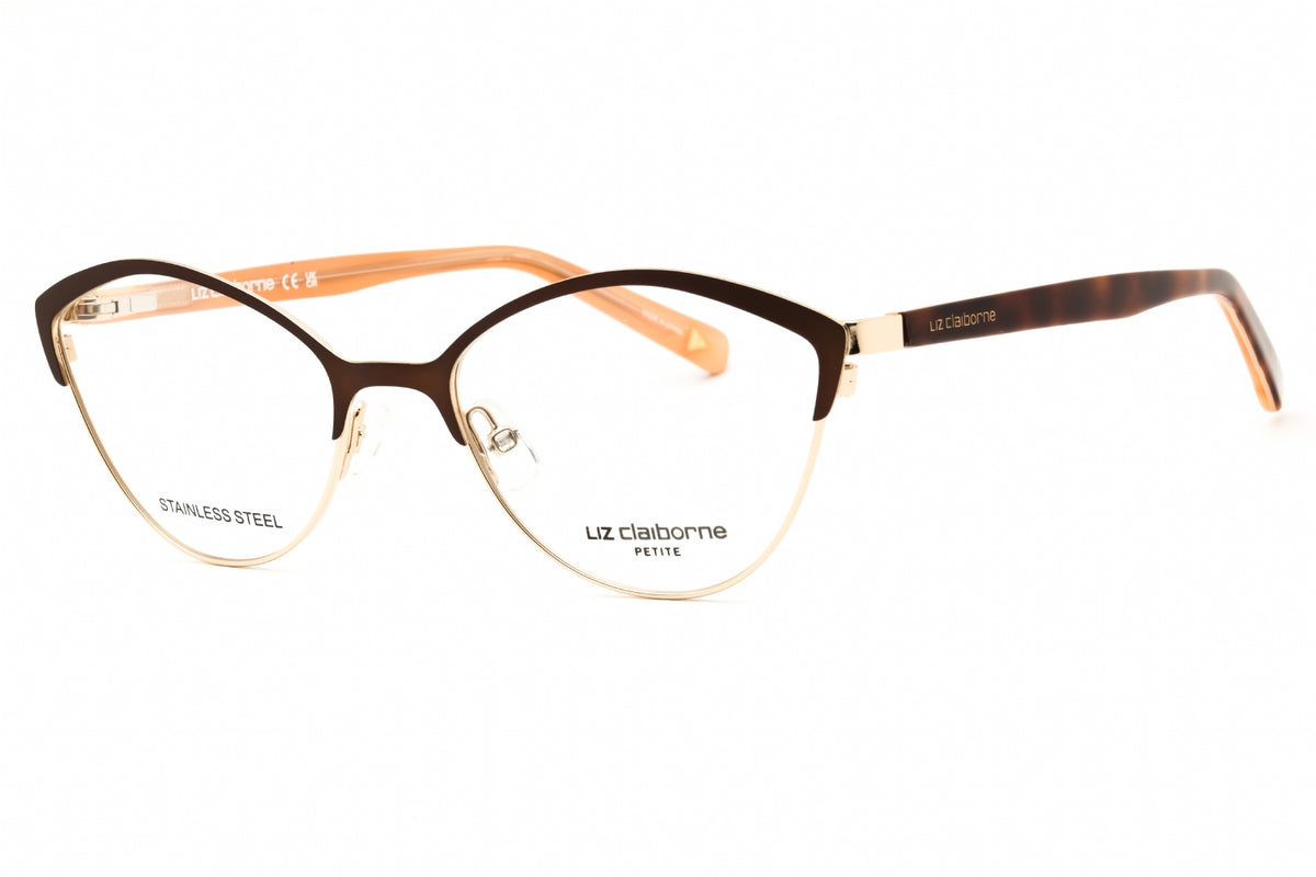 Liz Claiborne L 469-009Q 00 BROWN Oval Eyeglasses 50mm Eyeglasses