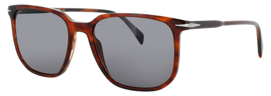 David Beckham DB-1141/S-EX4/IR BROWN HORN  Men's Sunglasses 55mm