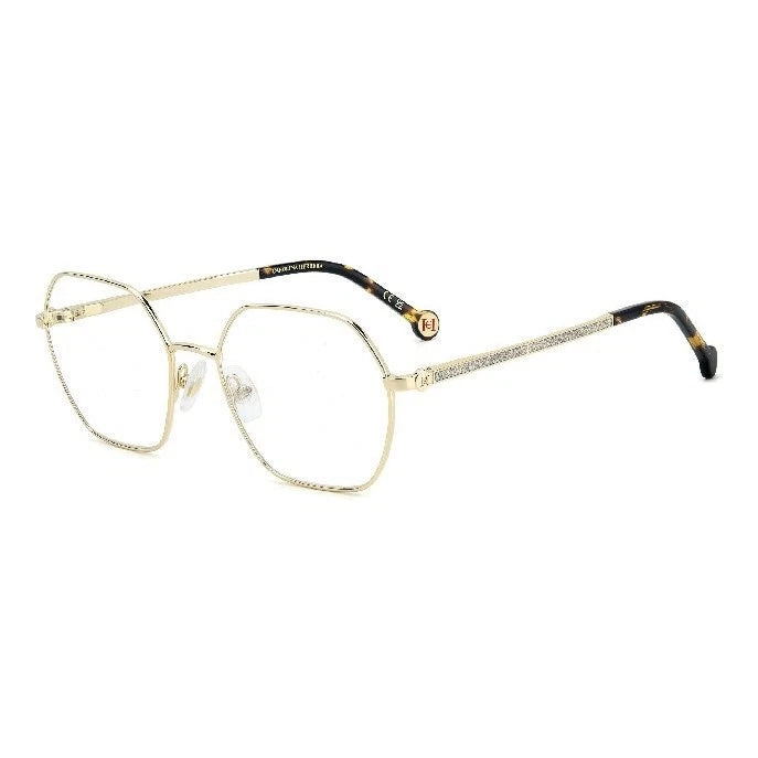 Carolina Herrera HER0286-J5G-53 Gold Rectangle Eyeglasses 53mm Eyeglasses