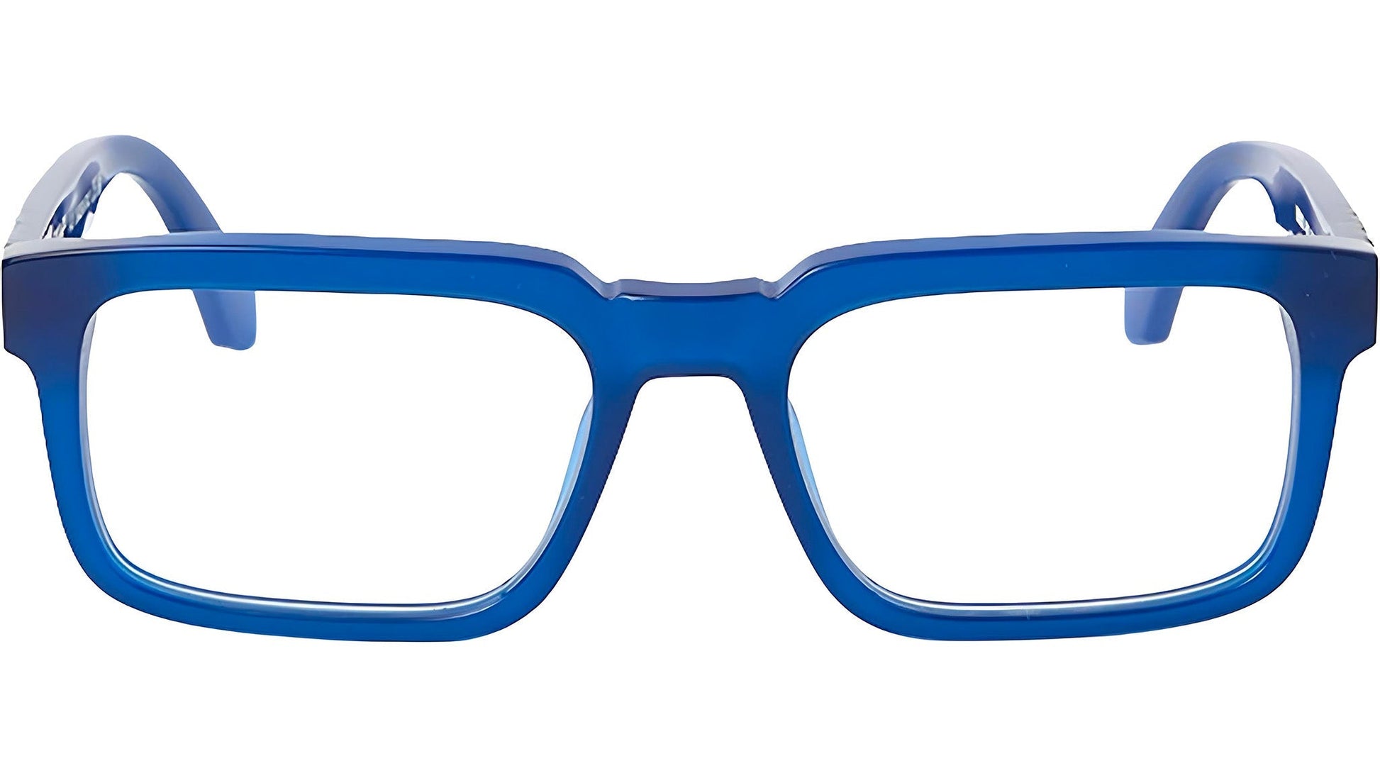 Off White Style-70 OERJ070S24PLA0014500 eyeglasses in blue frame with clear lenses