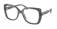 Michael Kors 0MK4104U-3958-53 Black Rectangle Eyeglasses 53mm