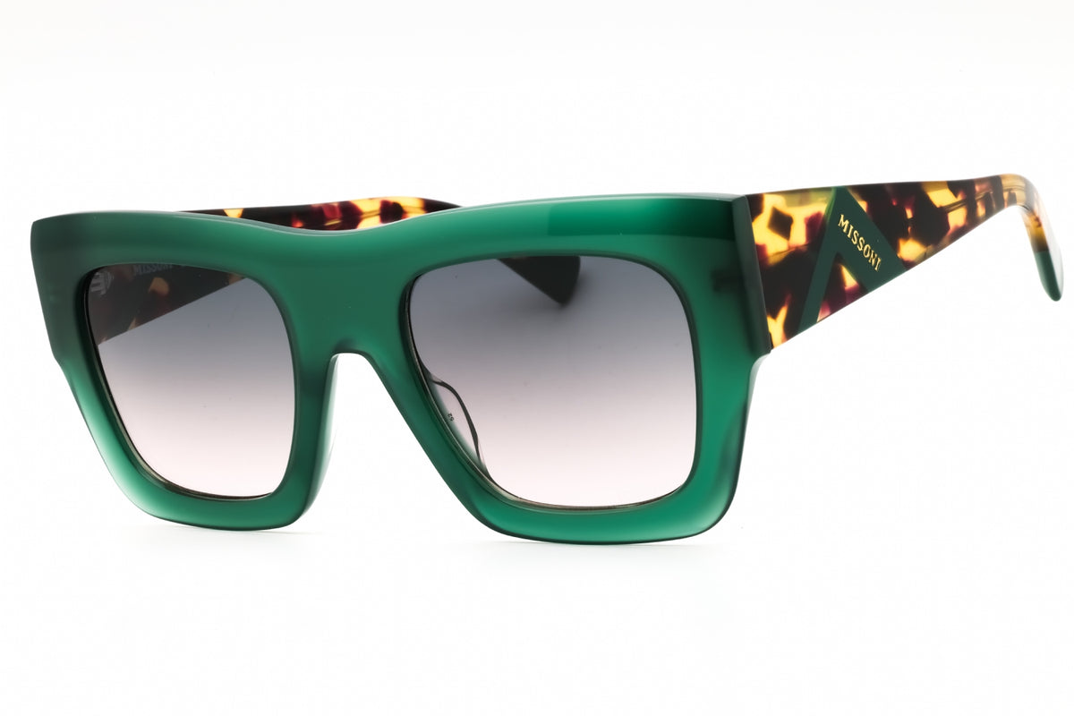 Missoni MIS 0153/S-0XGW JP GREEN HAVANA Rectangular Sunglasses 52mm Sunglasses