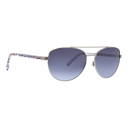 Vera Bradley Tandy Gramercy Paisley 5515 55mm New Sunglasses